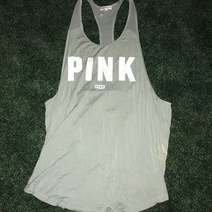 pink muscle tee